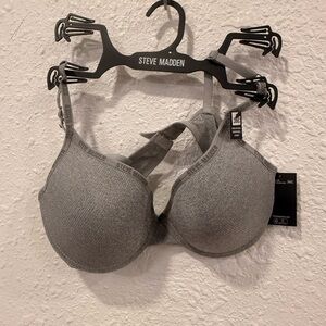 Steve Madden Charcoal Gray Women's Bra